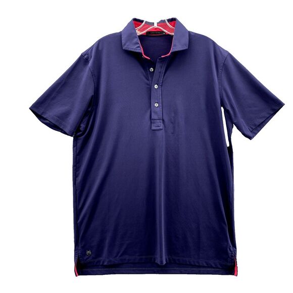 Greyson Other - Greyson Golf Polo Shirt Mens Medium Blue Purple Preppy Performance Office Sports